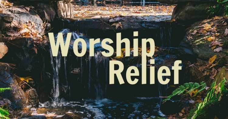 worship relief with circle of hope