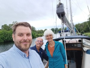 On the canal at Loch Ness
