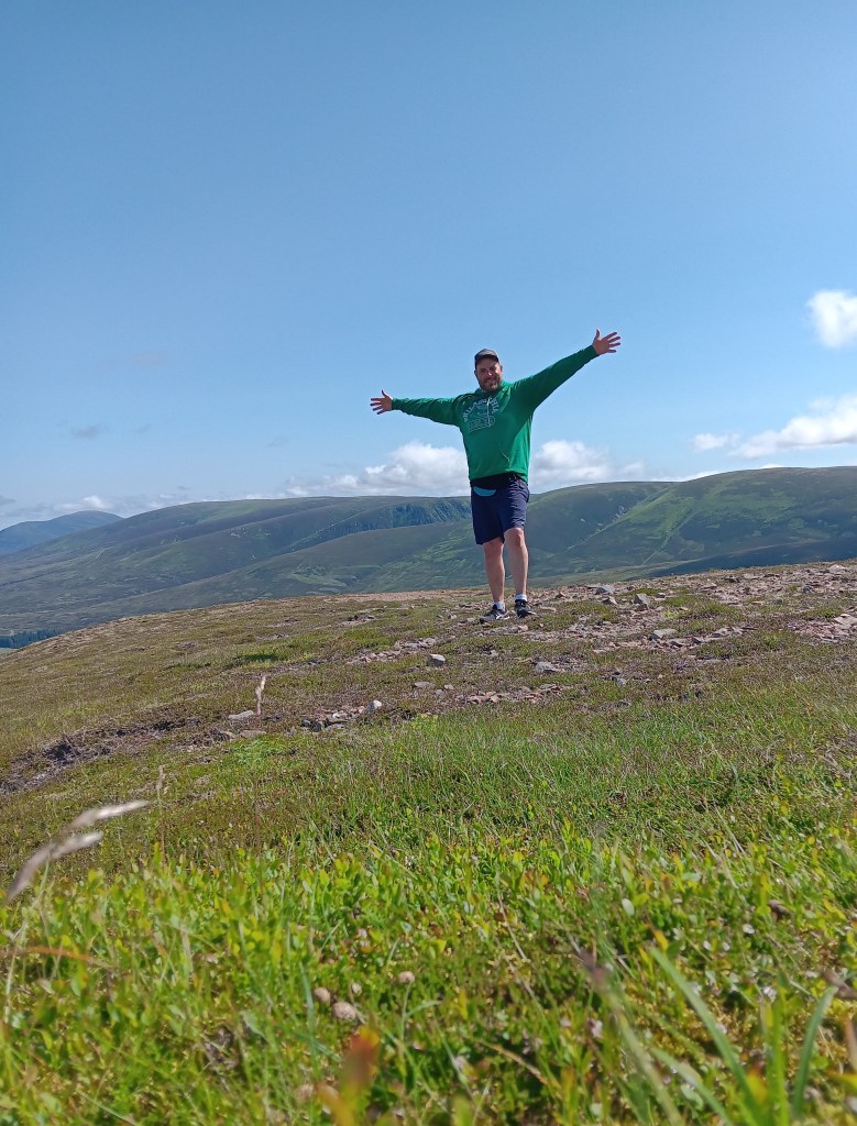 On top of A' Mharconaich